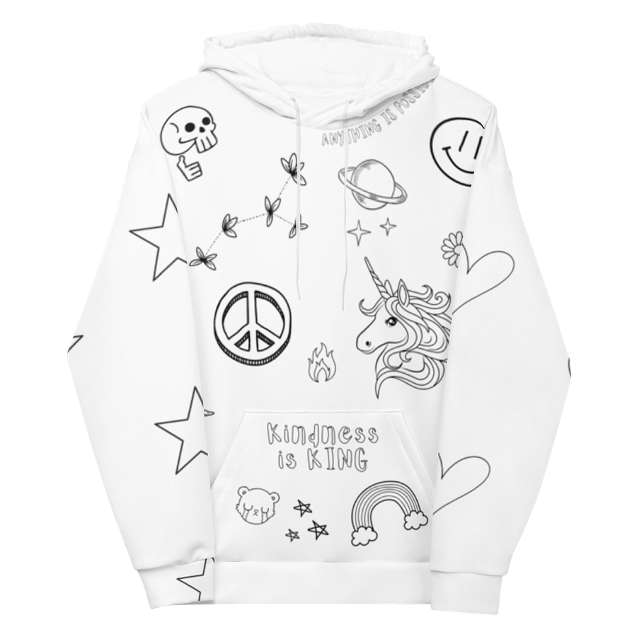 ADULT Hoodie - White product image (1)
