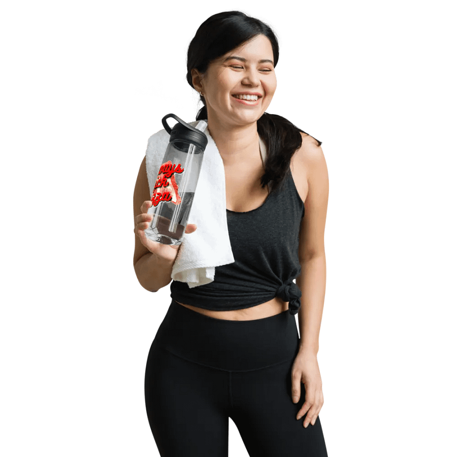 I Always Pick Pizza Sports Water Bottle product image (11)
