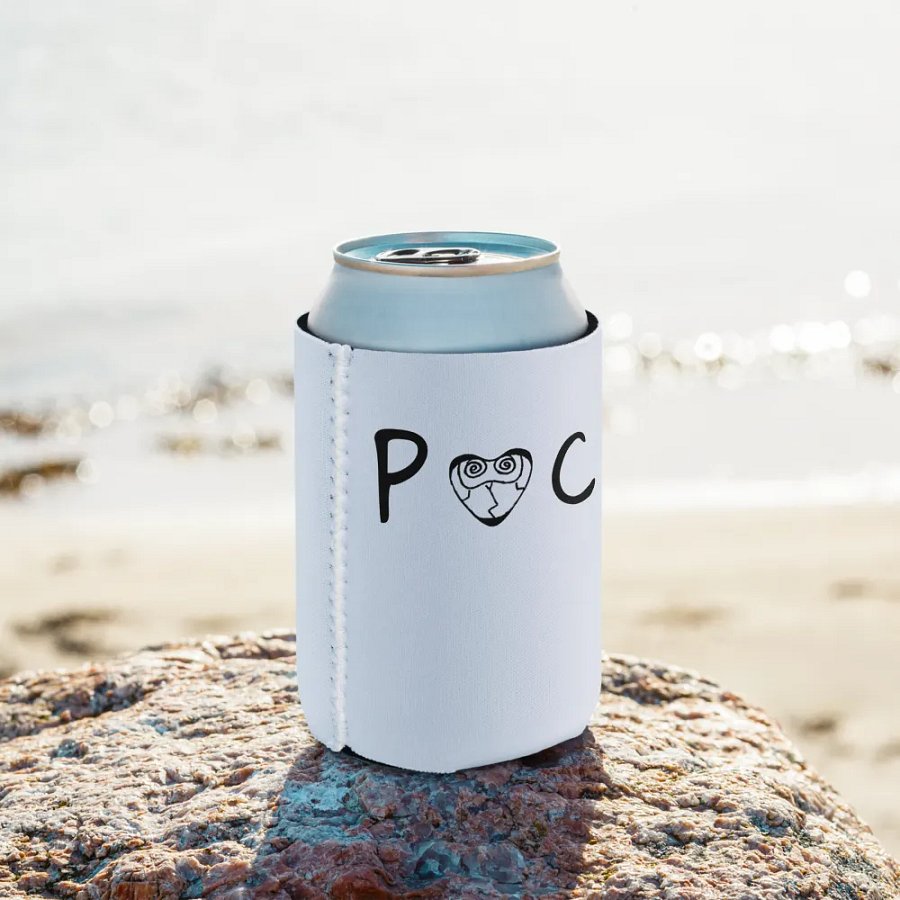 PACX KOOZIE (WHITE W BLACK TEXT) product image (10)