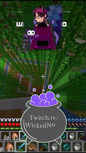 Look at all these vines. #twitch #minecraft