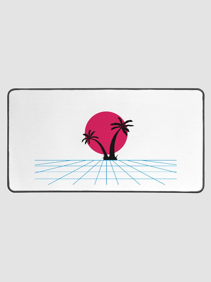 Retro-Futuristic Desk Mat 15.5" x 31.5" product image (1)