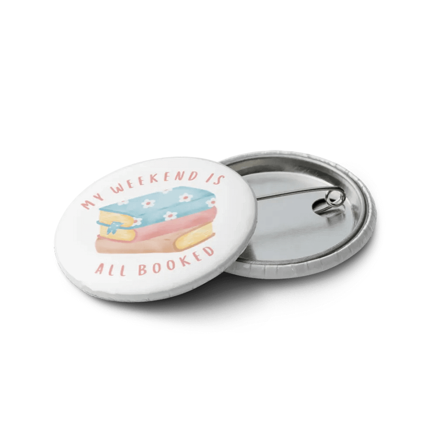Pastel Pink Pins Set for Reading Lovers product image (4)
