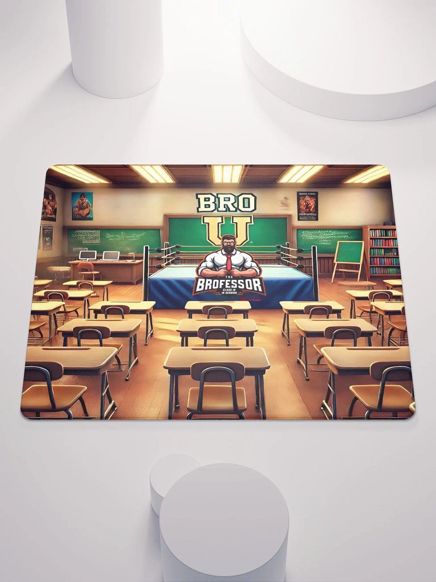 Bro U Wrestling Classroom Gaming Mouse Pad product image (1)
