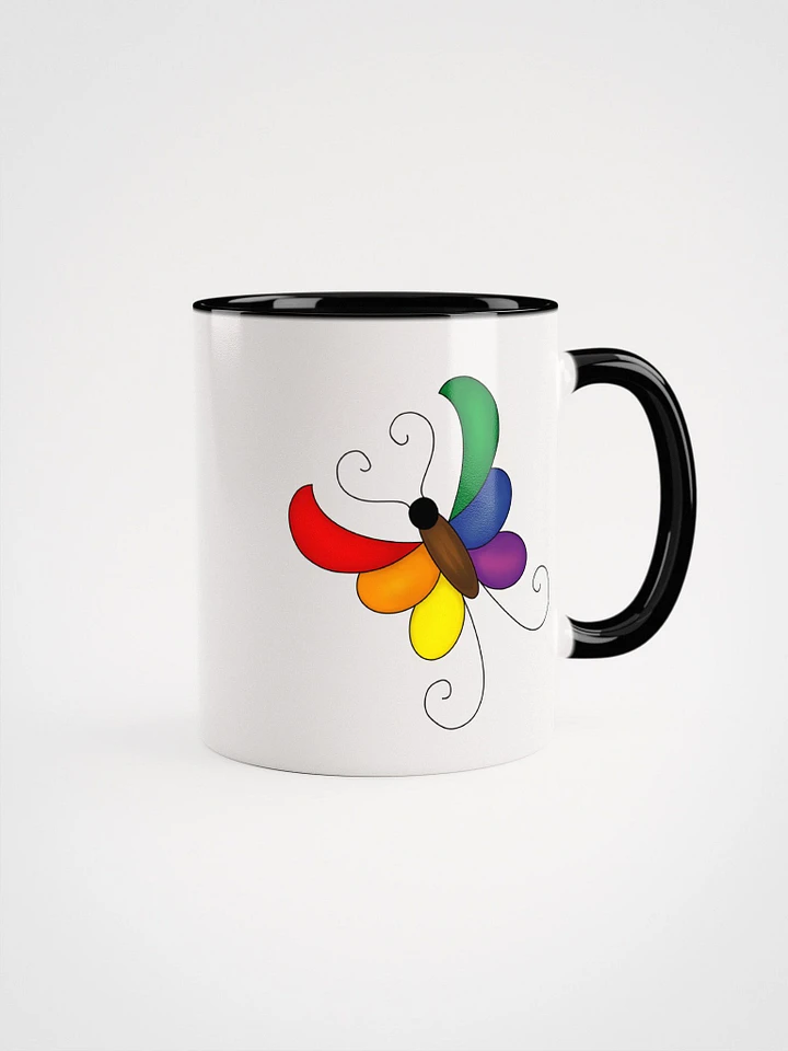 Rainbow Butterfly Mug - With Color product image (1)