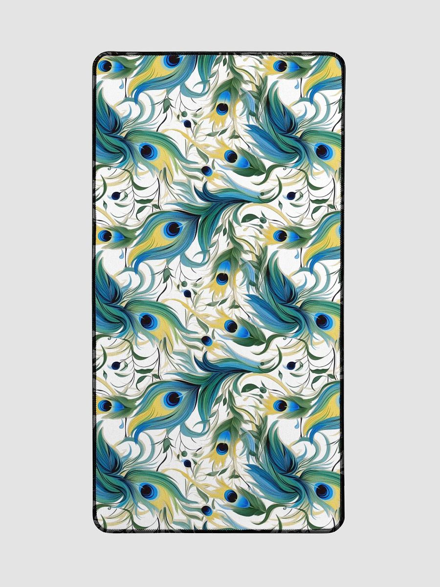 Peacock Feathers Desk Mat product image (2)