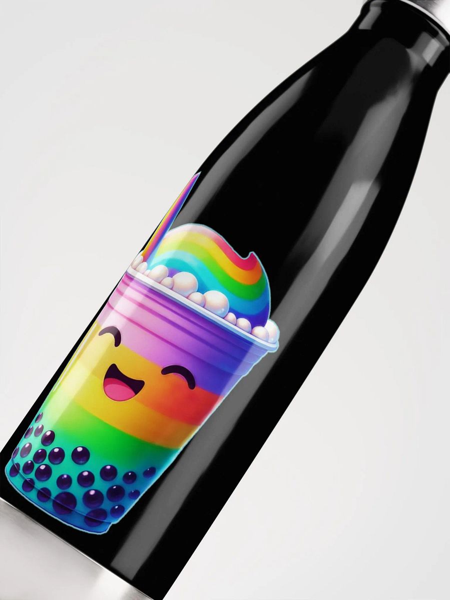 Rainbow Bubble Tea Happiness Stainless Steel Water Bottle product image (10)
