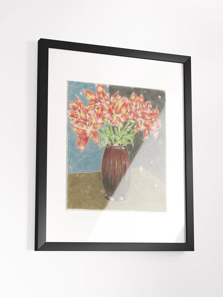 Lillies 7.5.12 print framed product image (3)