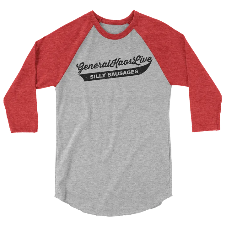 Team Silly Sausage - Baseball Team Tee (BLACK LOGO) product image (1)