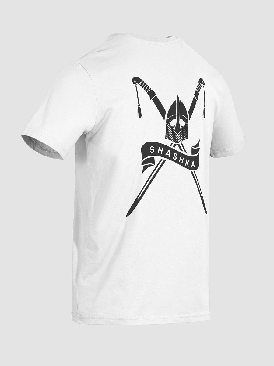 Organic Cotton T-shirt - black shashka on back product image (6)