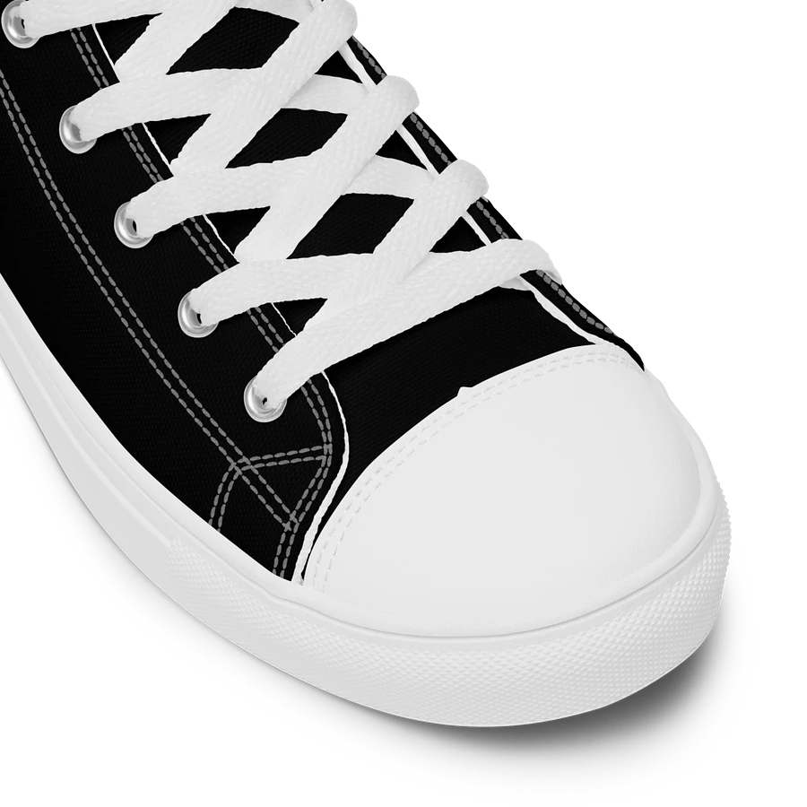 Black and White Flower Sneakers product image (34)