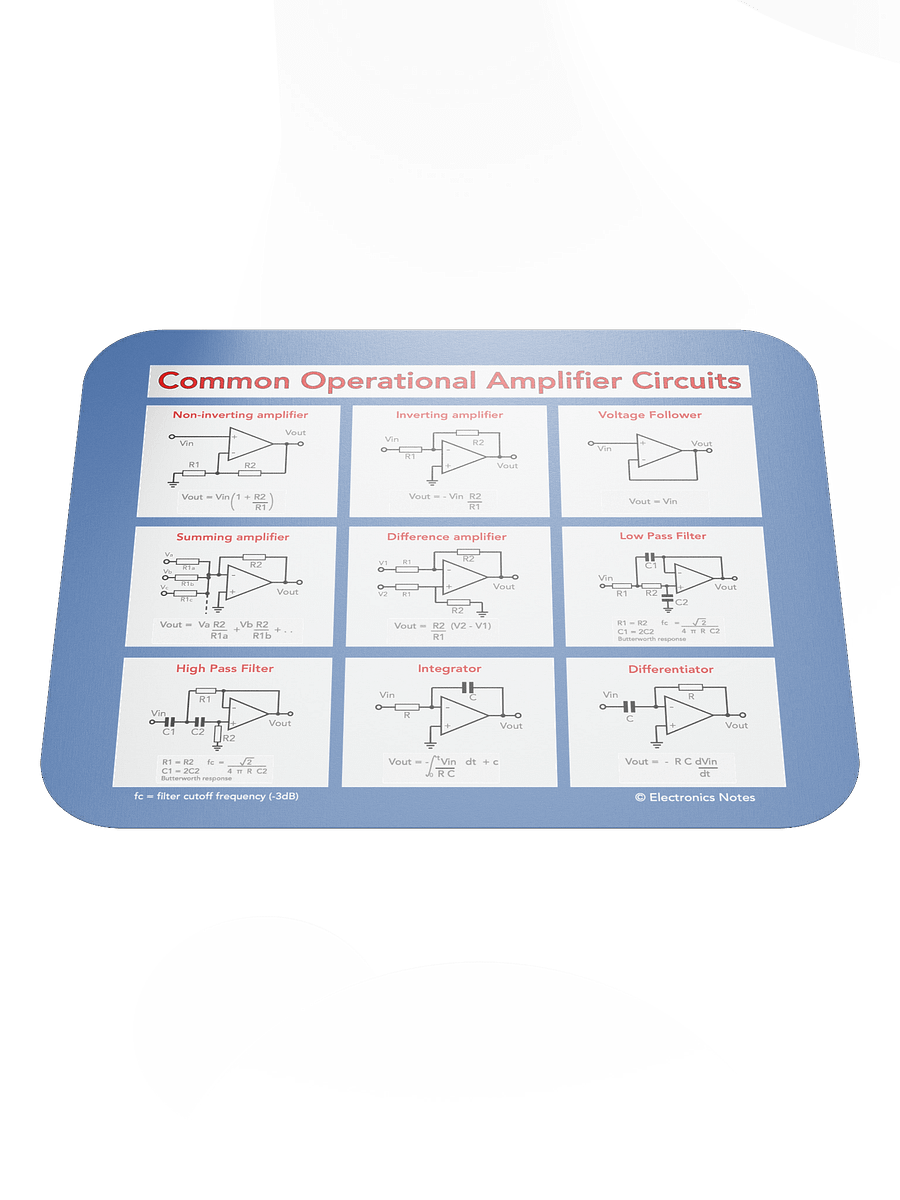 Operational Amplifier Circuits Mouse Mat product image (1)