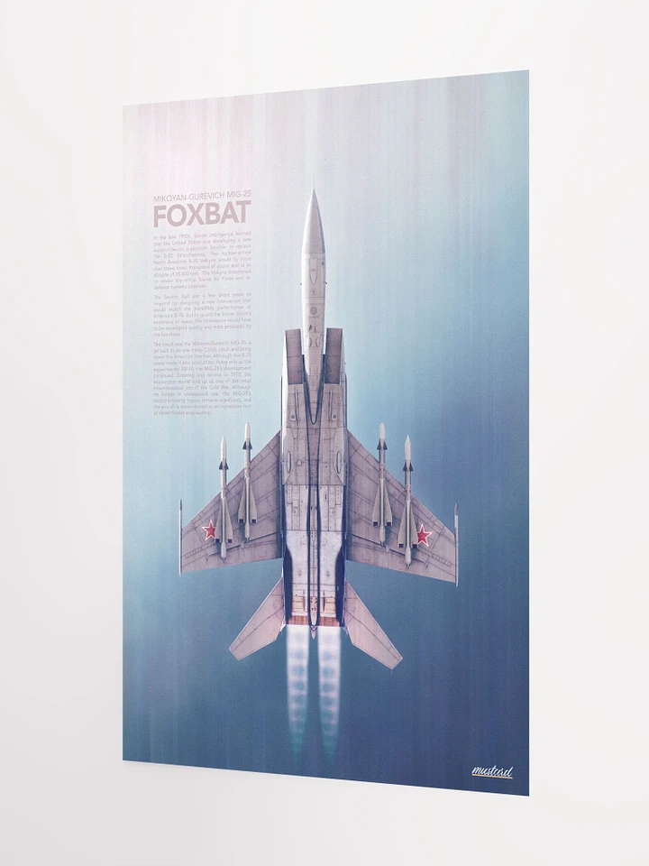 MiG-25 Foxbat Poster product image (1)