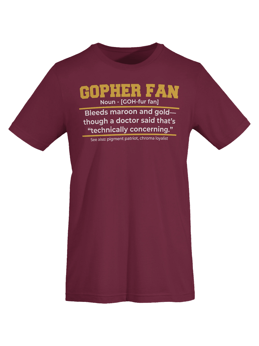Bleeds - The 2025 Gopher Fan - Unisex T-Shirt product image (7)