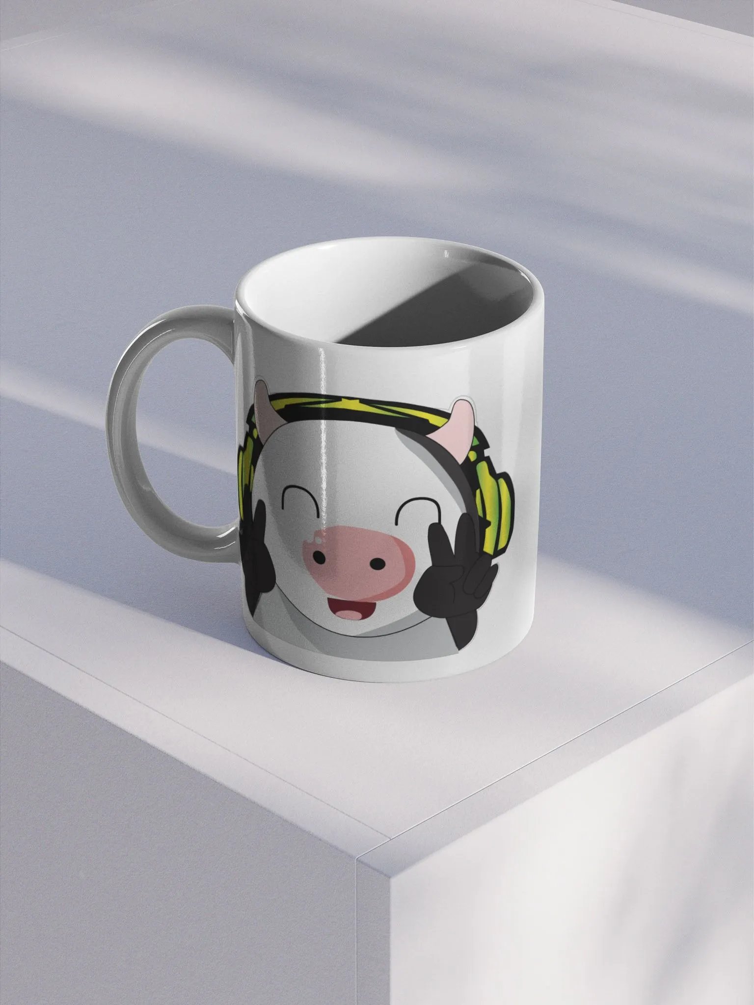 Mr. Moo Moo Peace Mug (Colored) product image (1)