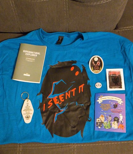 Excited to share that our I Seen’t It #Mothman shirts appeared in this month’s @cryptidcrate! If you subscribe, tag us in you...