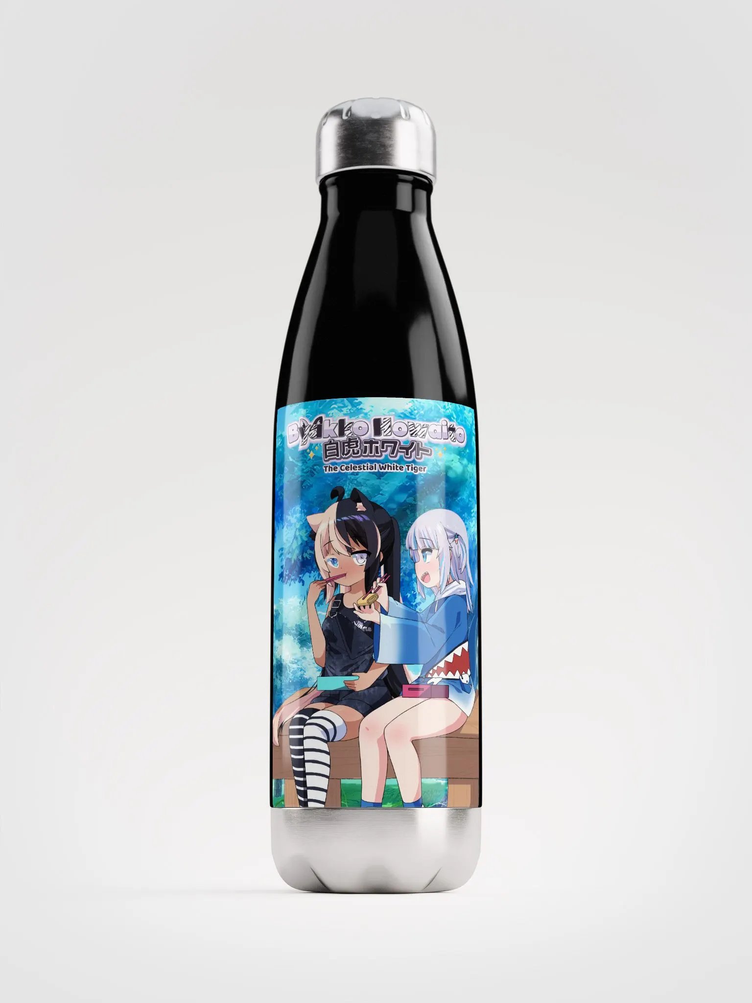Stainless Steel Water Bottle - Byakko x Gura Edition product image (2)