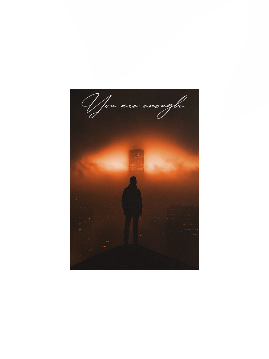 "You are enough" Handwritten Matte Poster product image (1)