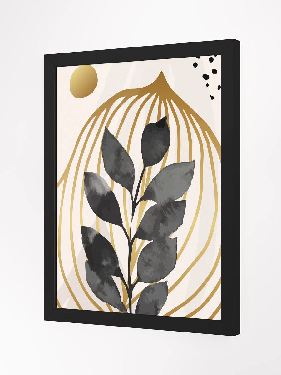 Golden Leaves Framed Matte Poster product image (12)