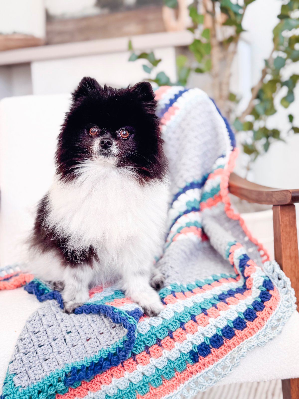 Block Stitch Crochet Blanket Pattern product image (8)