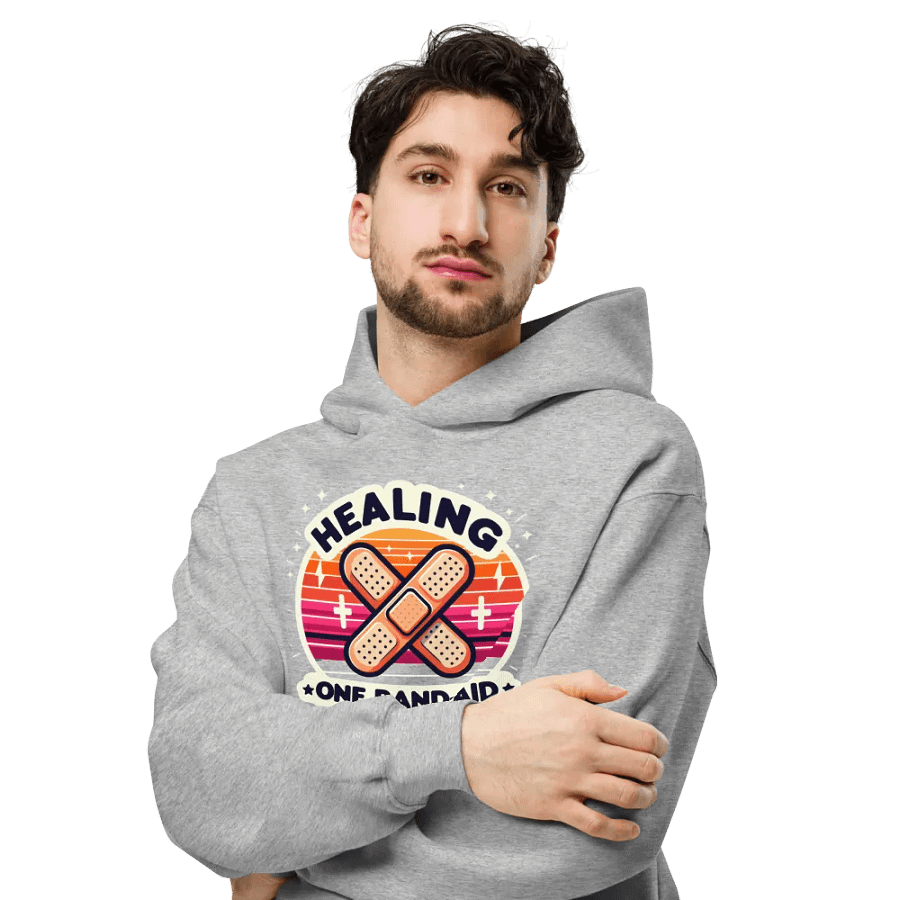 Healing One Band-Aid Unisex Hoodie product image (36)
