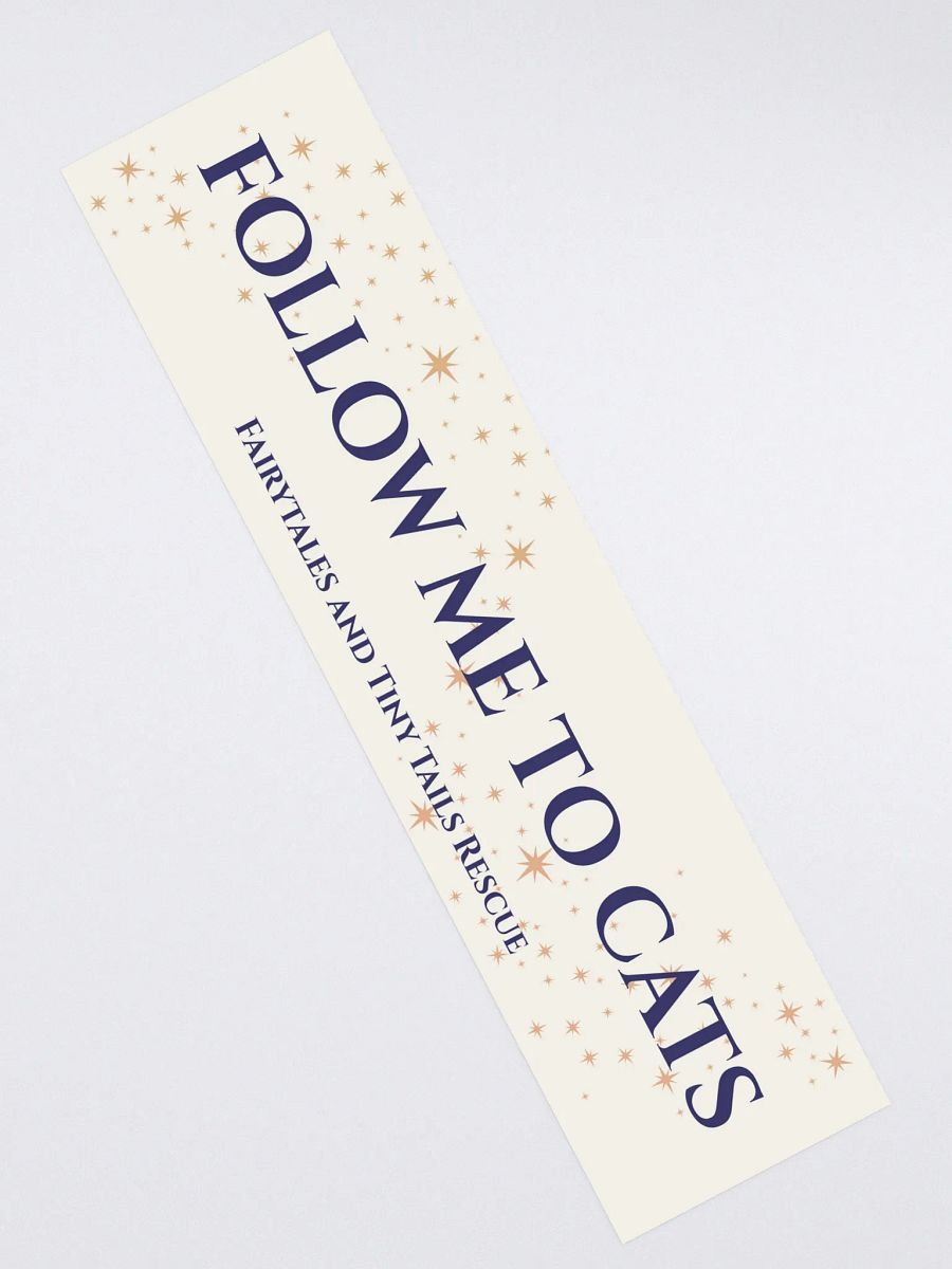 Follow Me to Cats Car Decal product image (2)