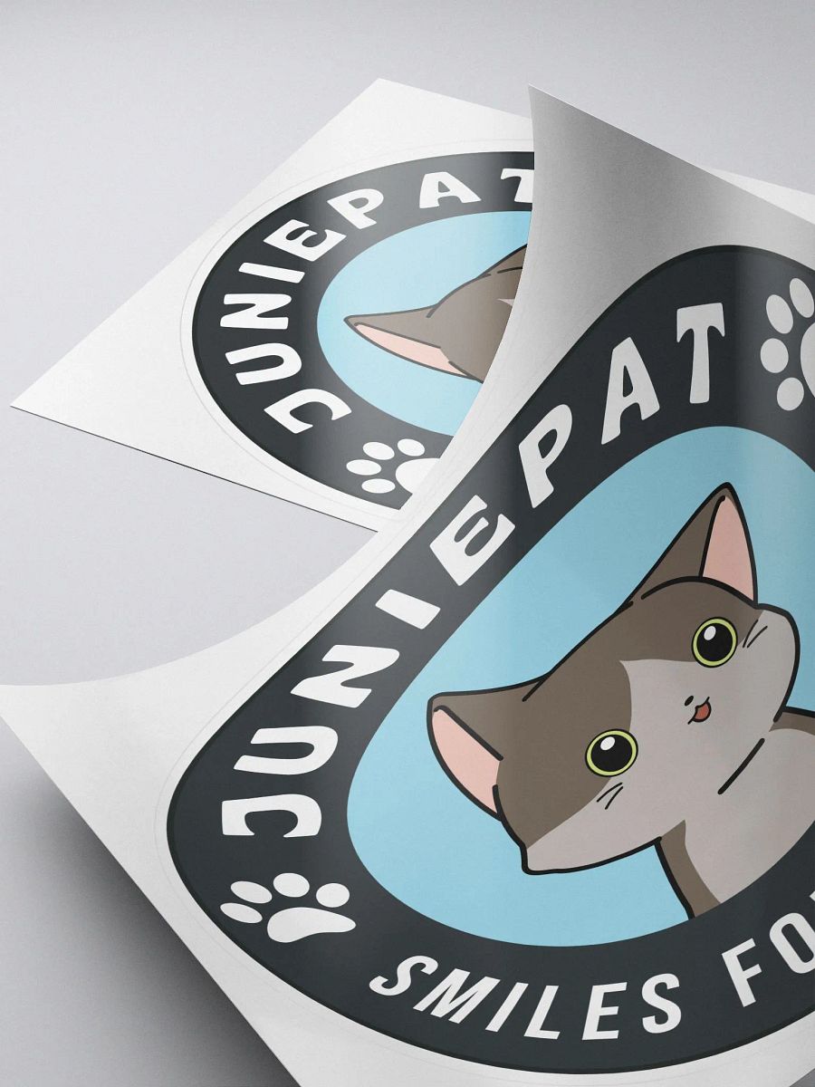 Juniepat Smiles Logo Sticker product image (4)