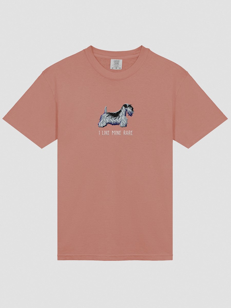 I Like Mine Rare T-Shirt(Embroidered) of a Sealyham Terrier(Blue) product image (43)