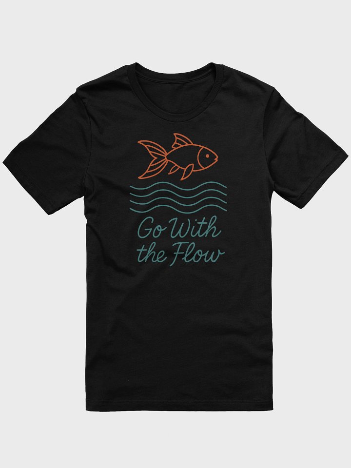 Flowy Fish Cursive Tee product image (1)