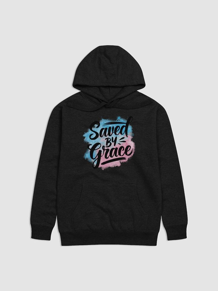 Saved By Grace Hoodie | Christian Sweatshirt with Inspirational Design product image (1)