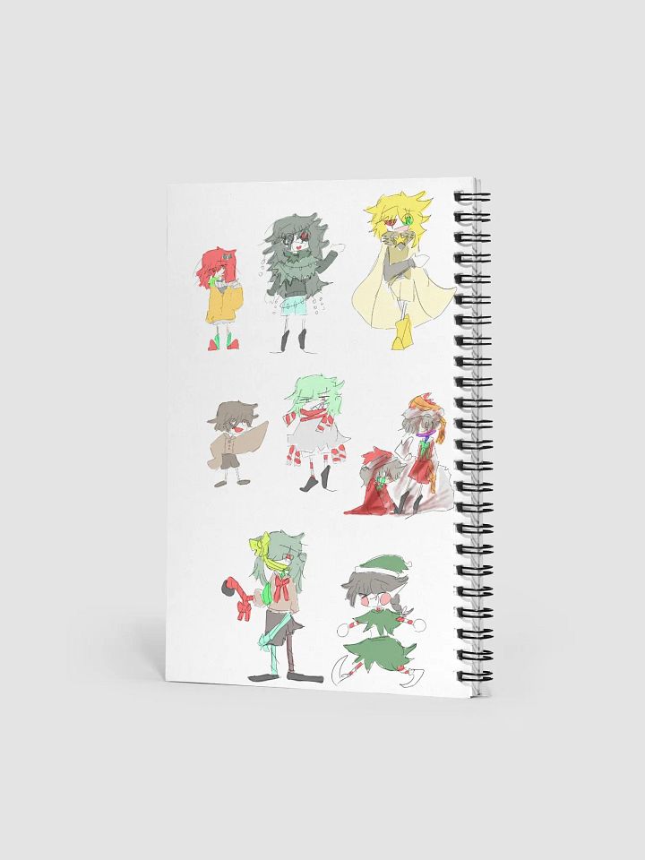 365!! daily character dictionary note book dark christmas product image (2)