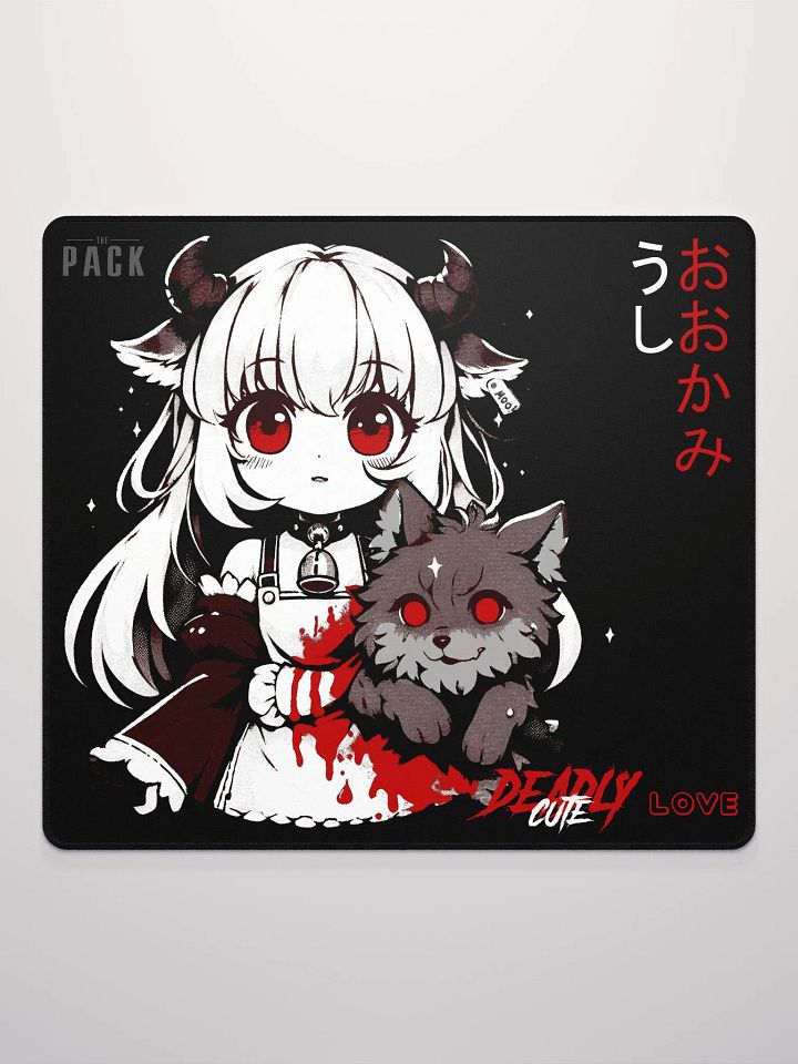 Adorably Macabre Couple Mousepad/Deskpad - Alternate product image (2)