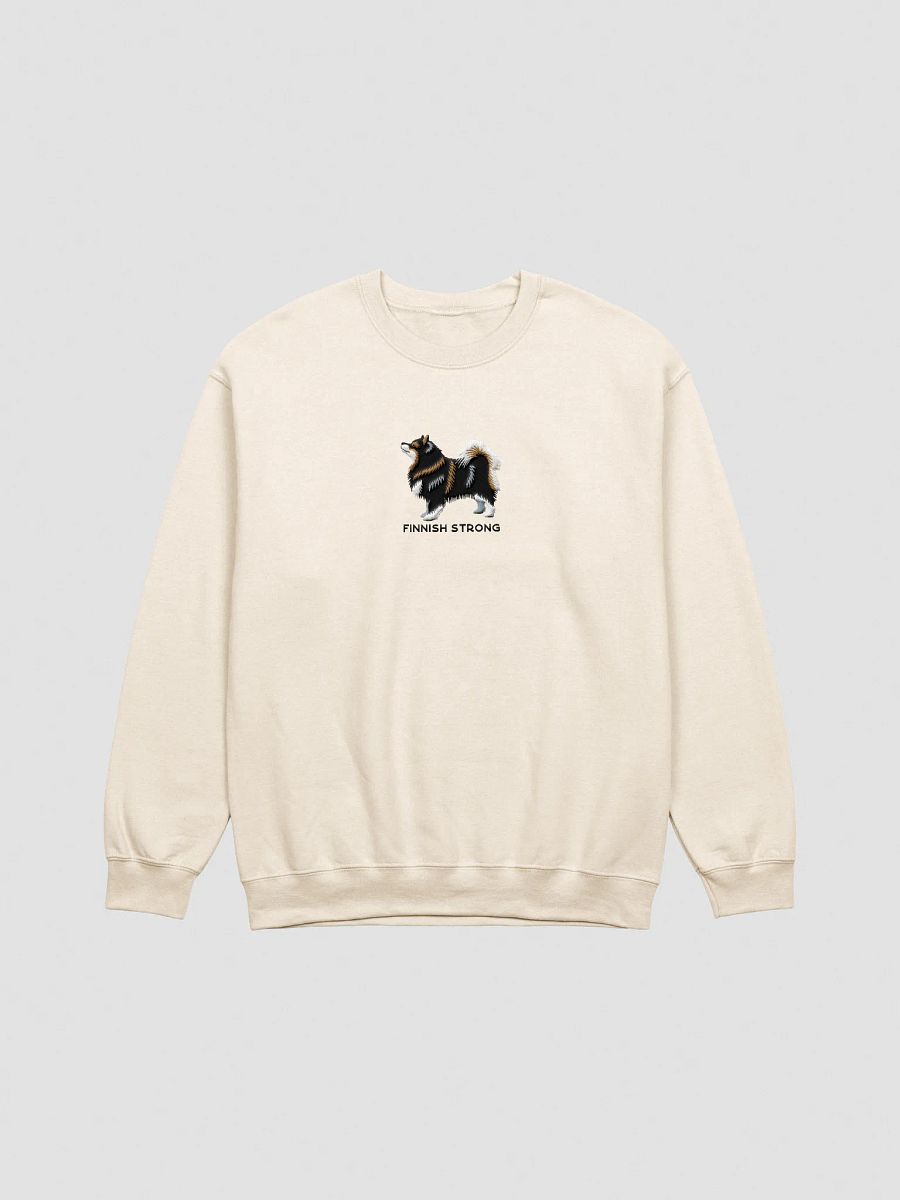 Finnish Strong Sweatshirt (Embroidered) of a Finnish Lapphund product image (13)