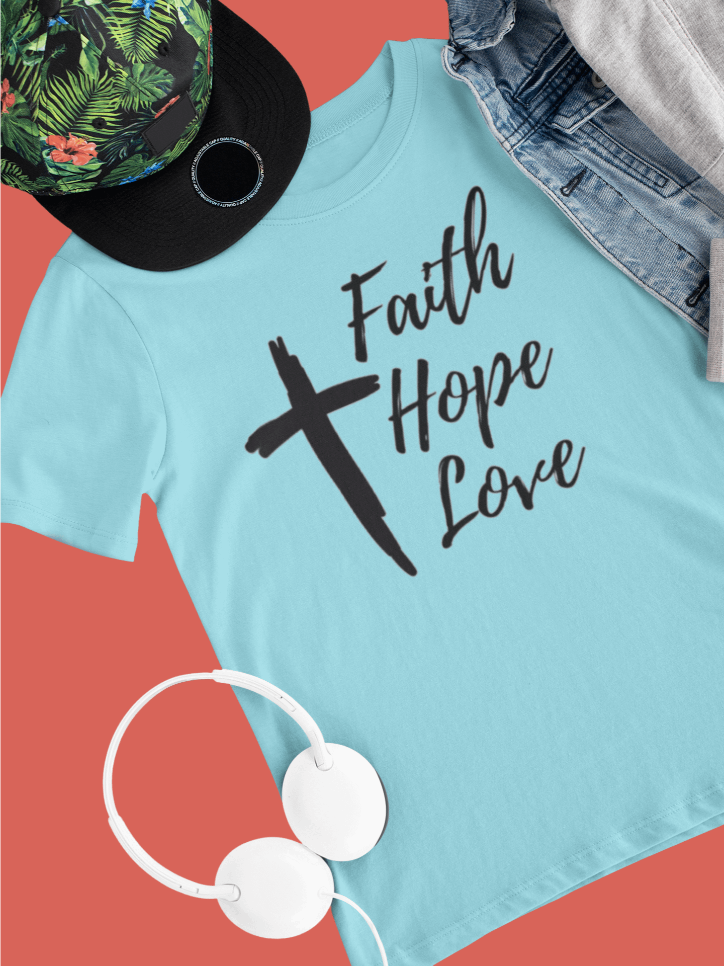 Christian Shirt Faith Hope and Love product image (1)