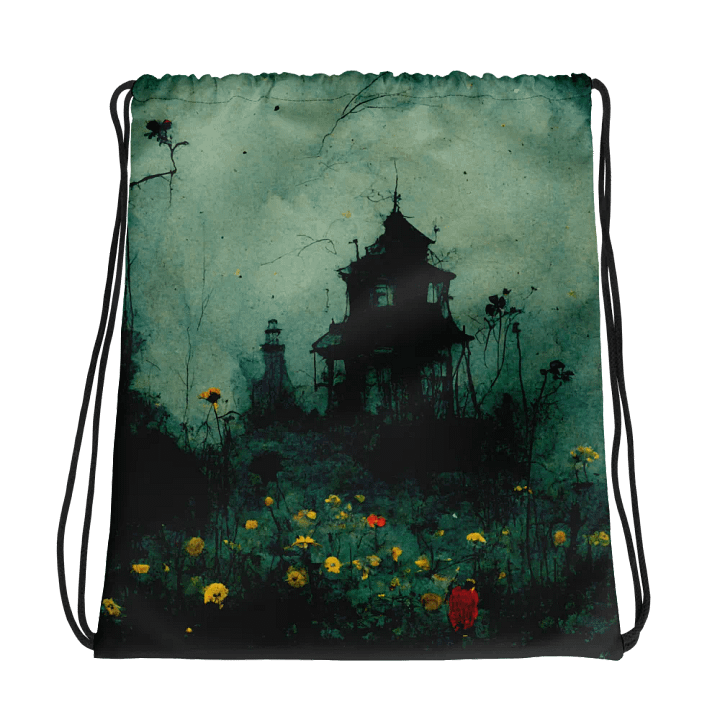 Enigmatic Garden Drawstring Bag product image (1)