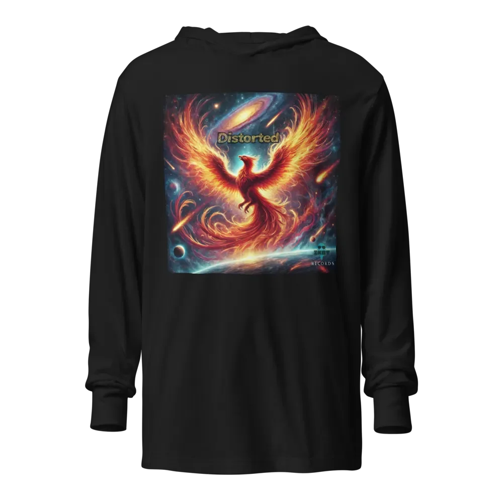 Lightweight Distorted Album Cover Hoodie - Show your Support with Style - Menswear, Womenswear product image (1)