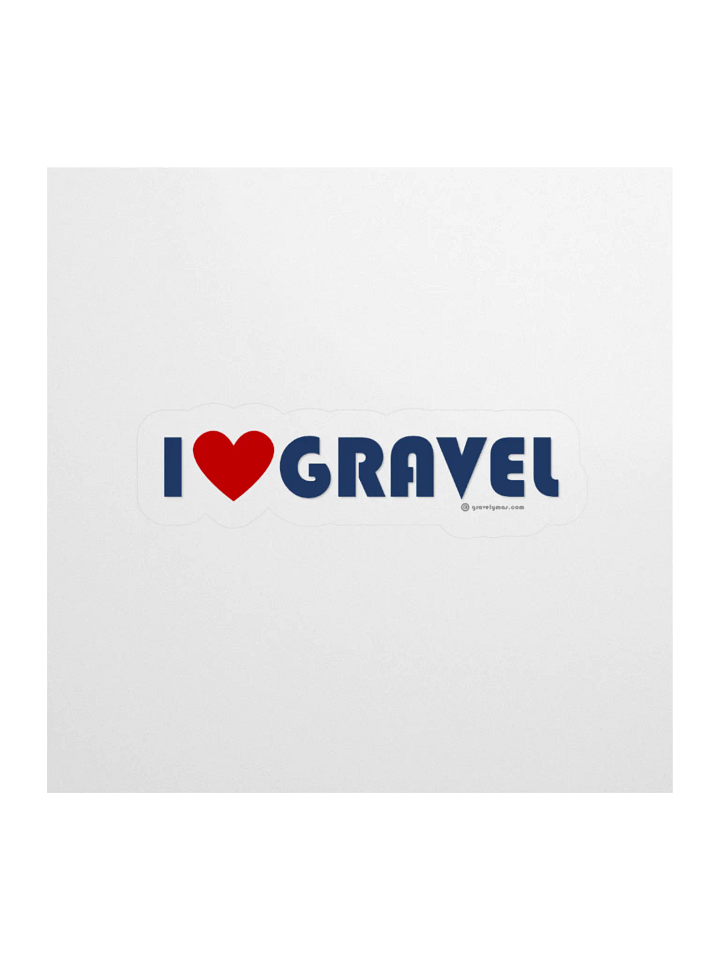 I Love Gravel sticker product image (3)