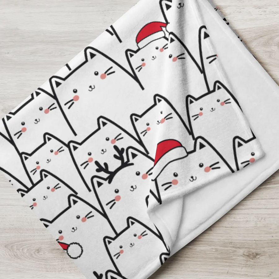 Winter Kitties Blanket product image (5)