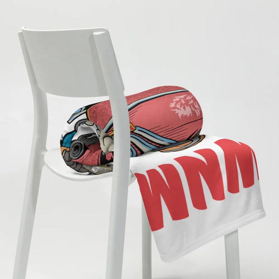 Lawnmower Mic | Throw Blanket product image (8)