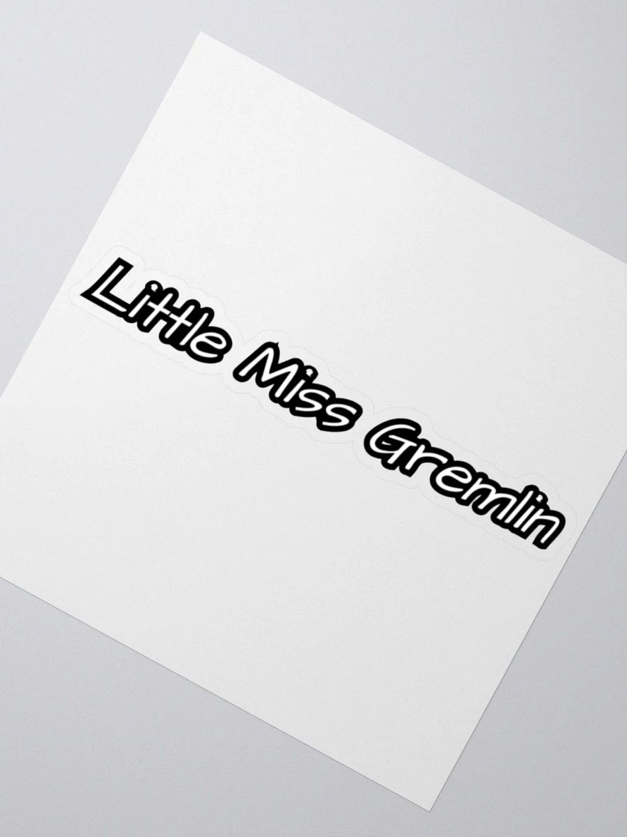 Whimsical Kiss Cut Stickers - Little Miss Gremlin product image (4)