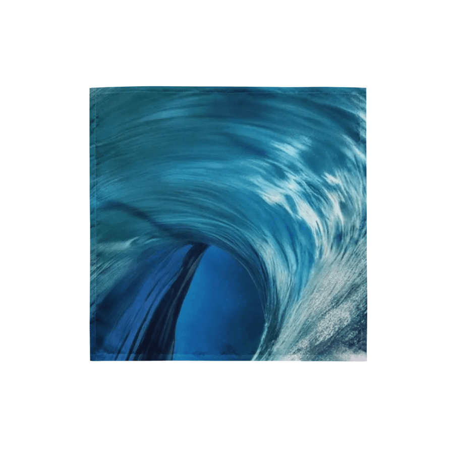 Ocean Wave Inspired All-Over Bandana product image (1)