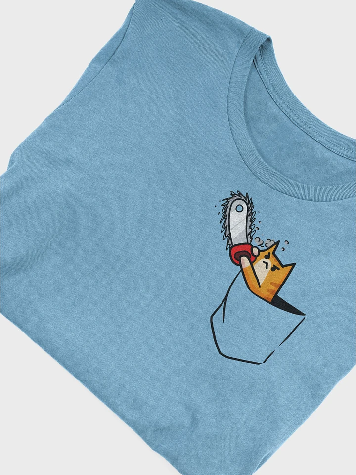 Kitty + Pocket + Chainsaw T-Shirt product image (1)