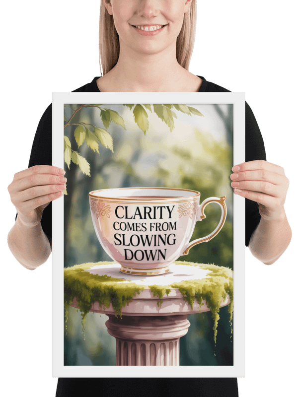 Slowing Down Human Design Projector Framed Wall Art Poster product image (1)