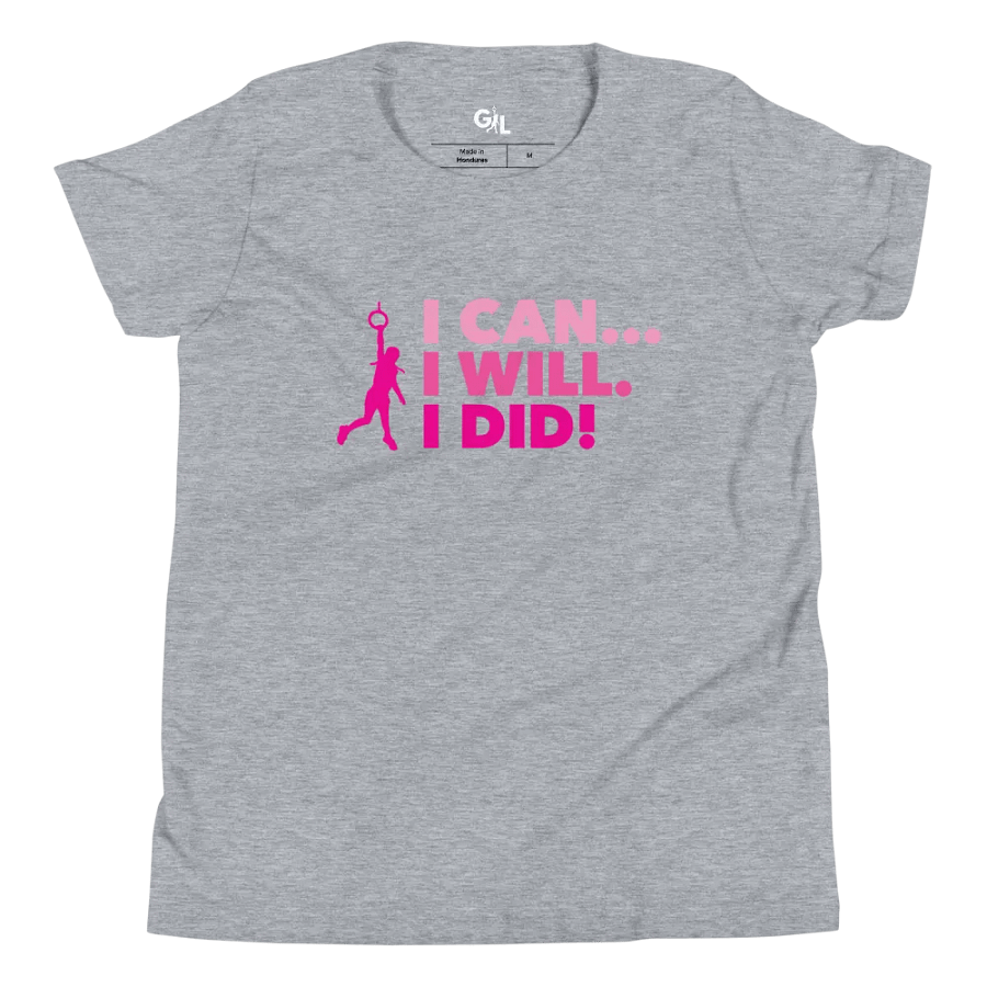 I Can... I Will. I Did! Pink Kids Tee product image (1)