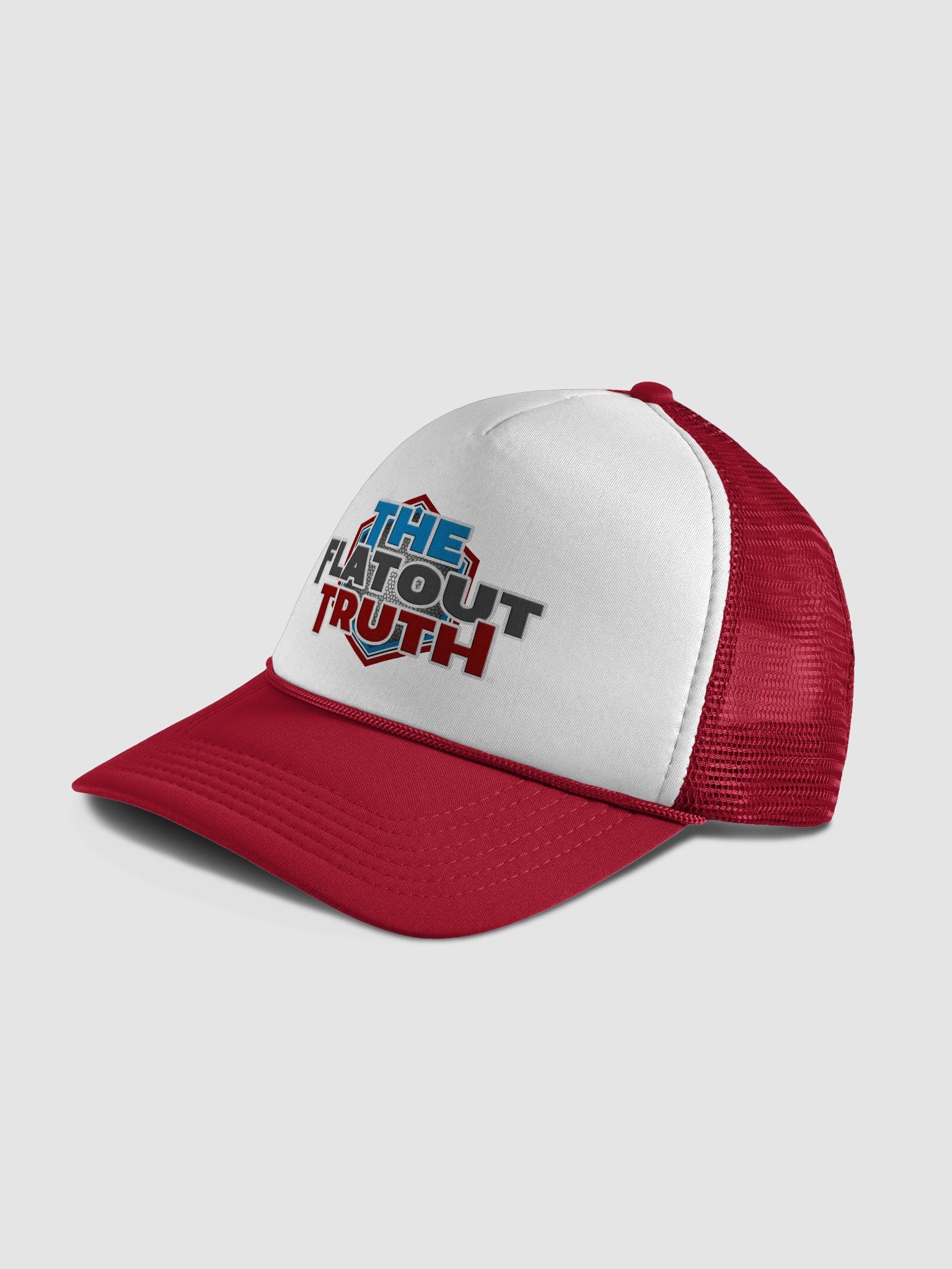 TFOT Foam Red Hex Snapback Trucker Hat product image (3)