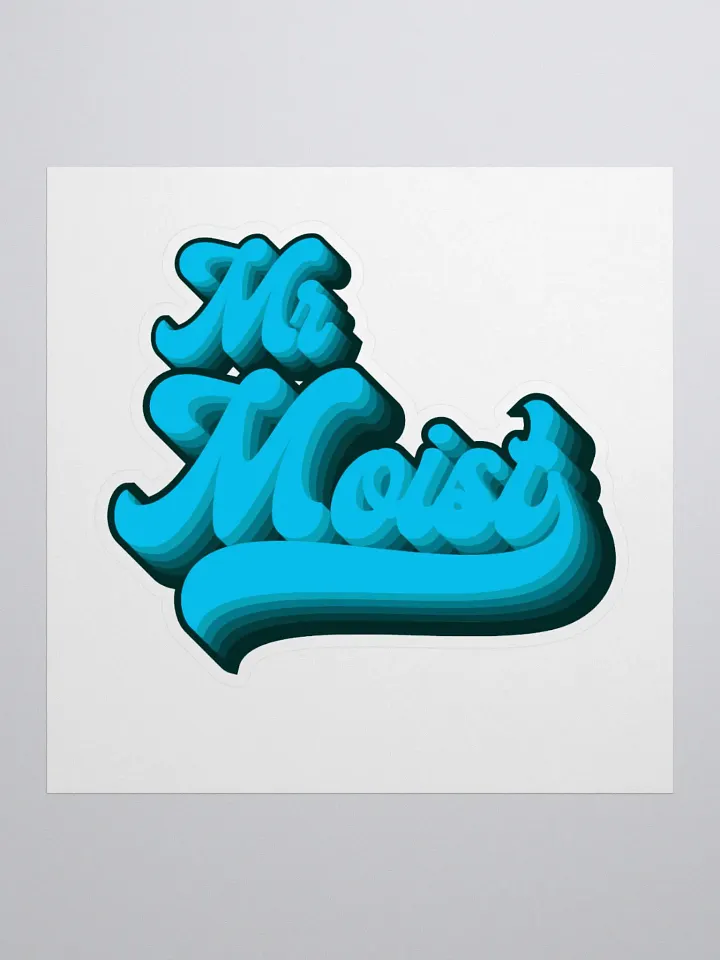 Retro Mr Moist Sticker product image (1)
