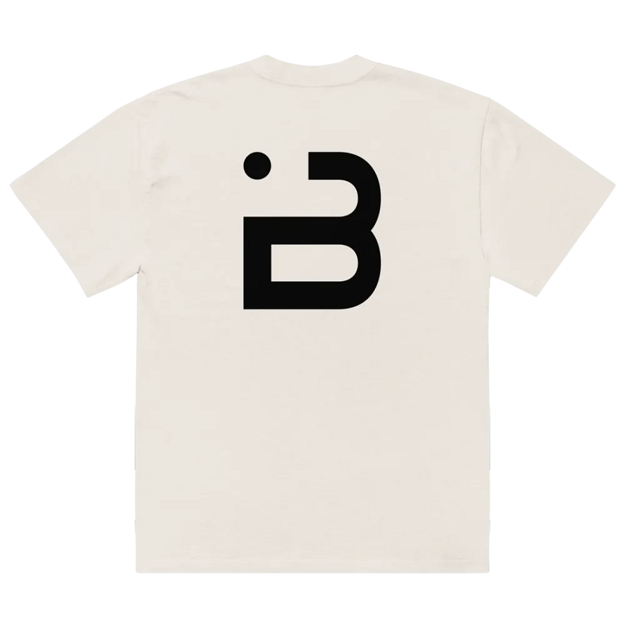 BUIII Originals Logo Premium Oversized T-shirt - Bone product image (5)
