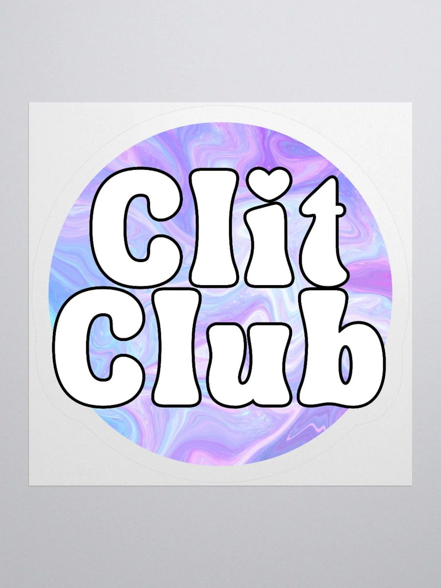 Clit Club Sticker product image (4)