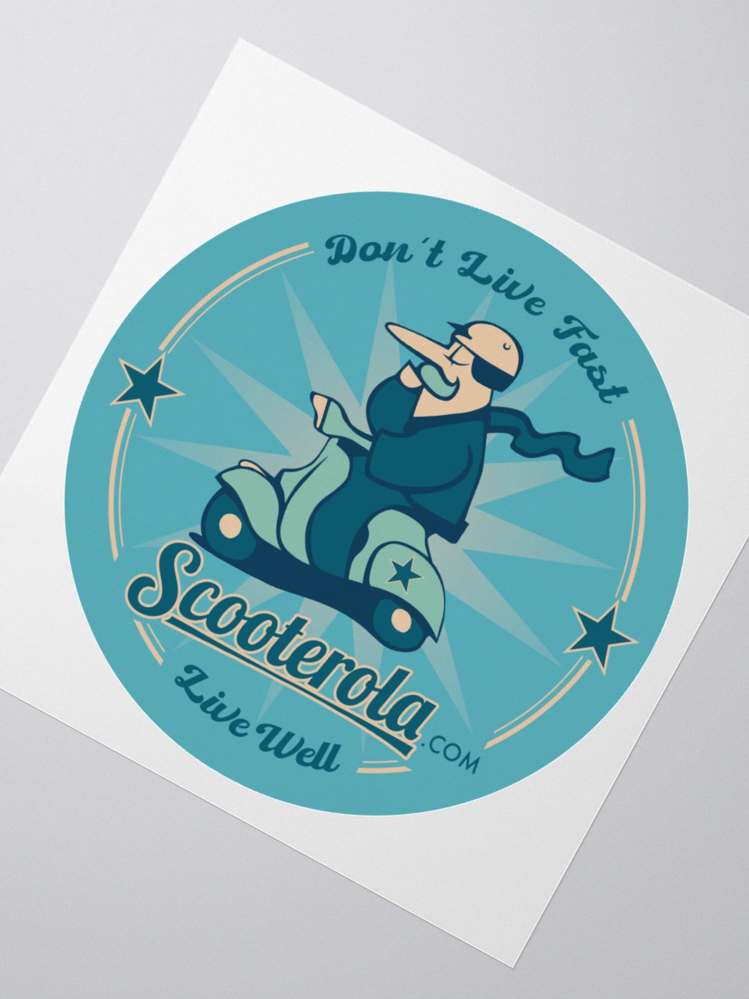 Mr Scooterola Kiss Cut Stickers product image (5)