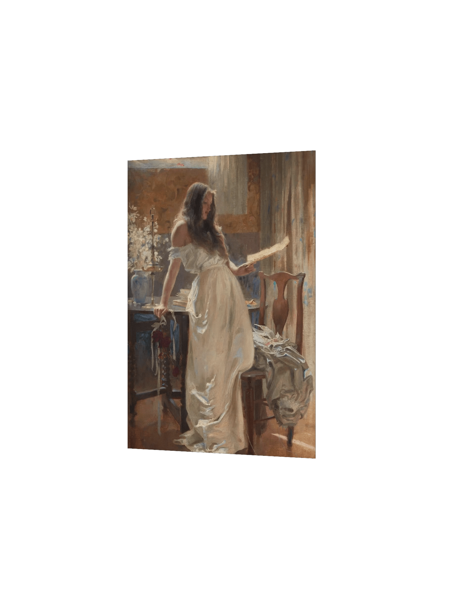 "Go Lovely Rose! Tell her that Wastes her Time and Mine" by Herbert James Draper Poster product image (3)