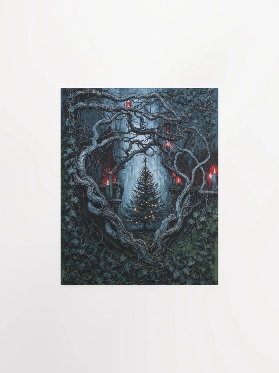 Dark Christmas Pathway Poster product image (1)